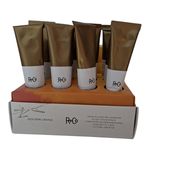 R+Co Golden Lining Bond Builder Pre-Shampoo Filler Concentrate 0.85 fl oz 12 Box - Picture 3 of 9